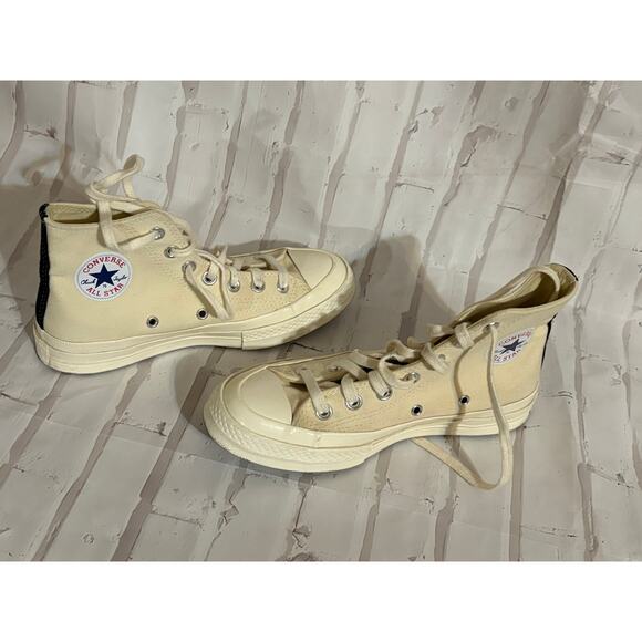Converse Chuck Taylor High 'CDG White' Sz 6 - Picture 4 of 6